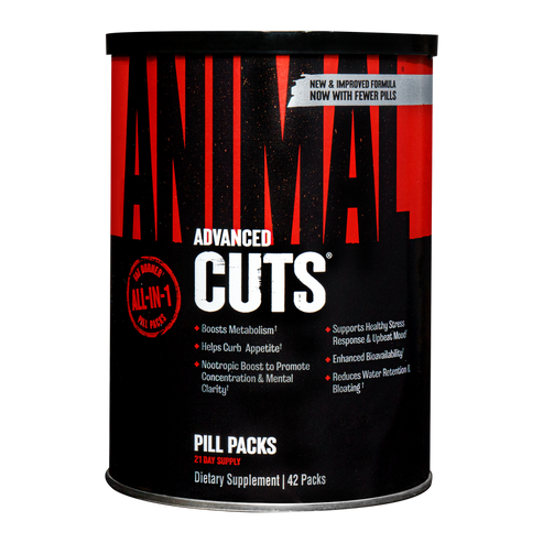 ANIMAL CUTS ( NEW PACKING ) | 42 PACKS | UNIVERSAL NUTRITION